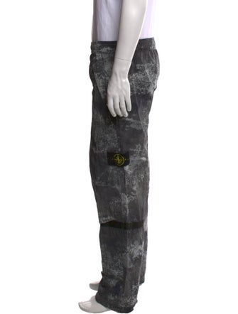 Stone Island Camouflage Print Sweatpants