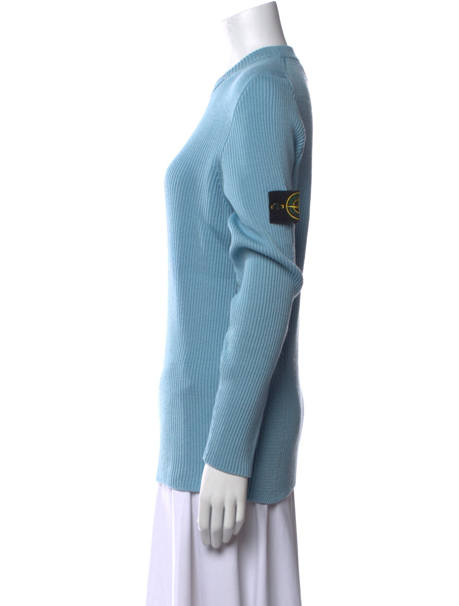 Stone Island Crew Neck Long Sleeve Sweatshirt