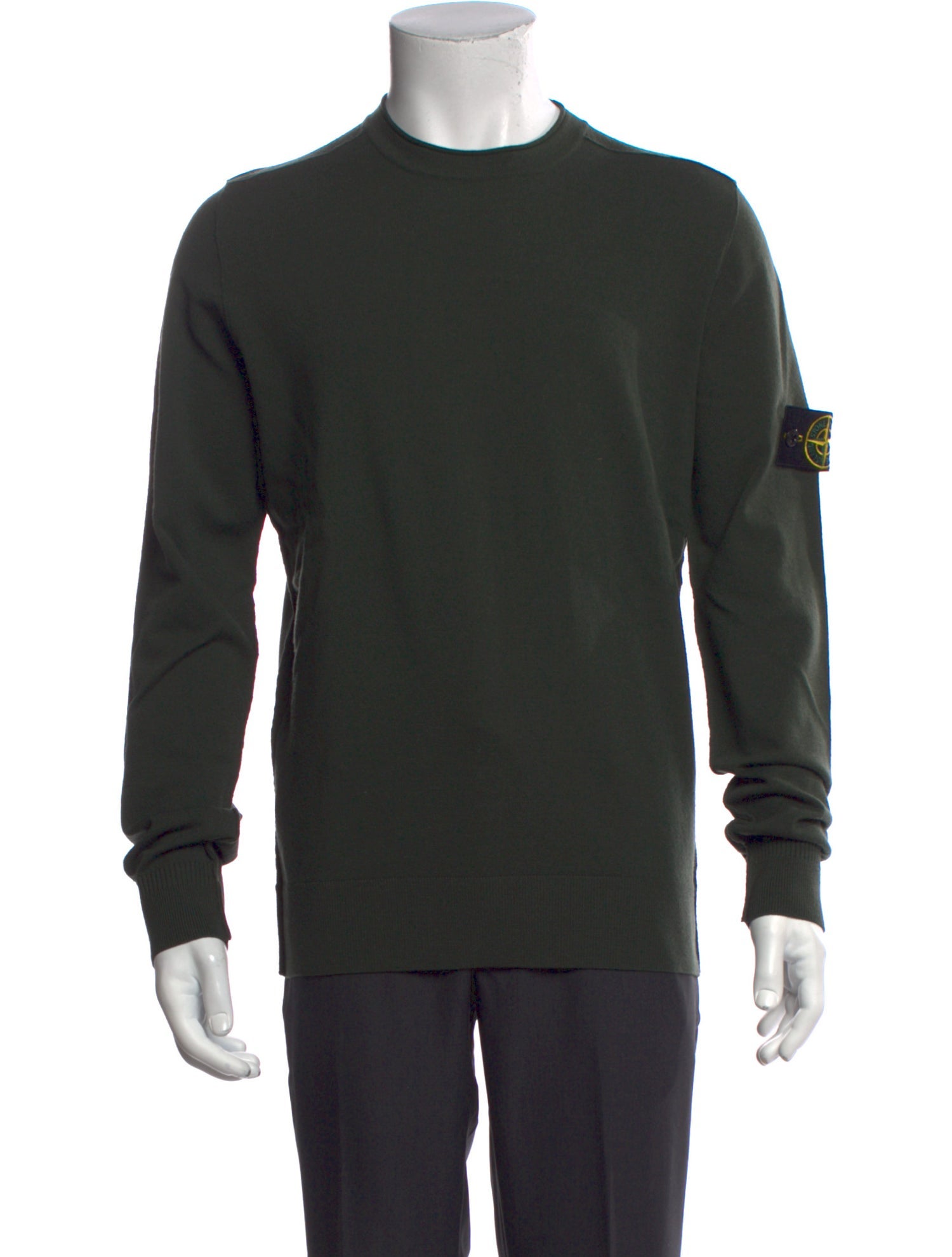 Stone Island Crew Neck Long Sleeve Pullover