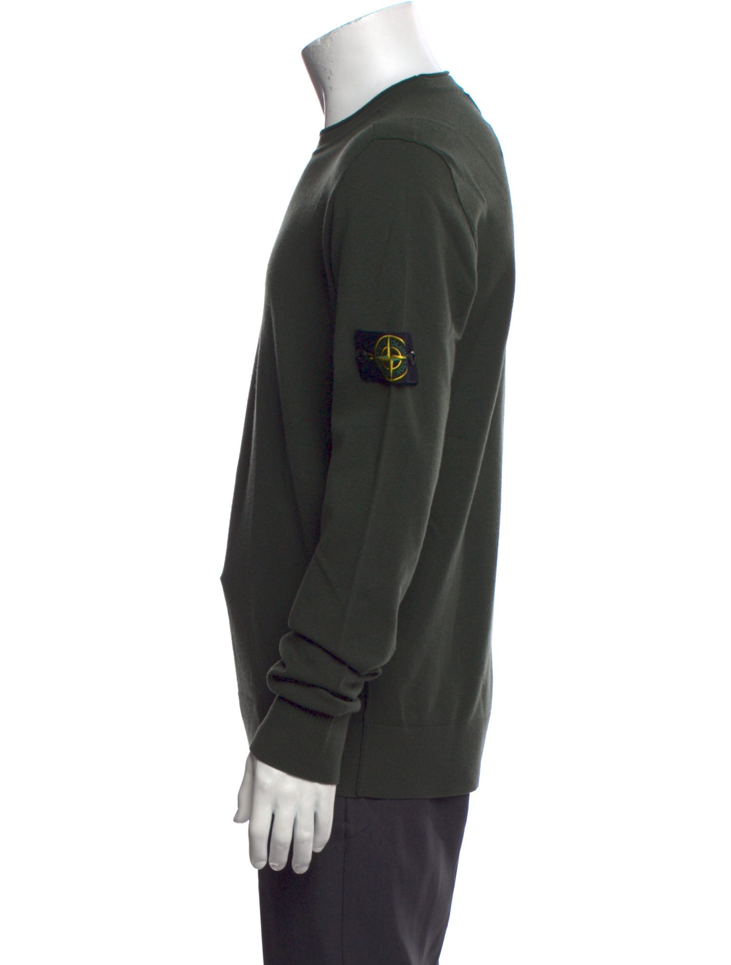 Stone Island Crew Neck Long Sleeve Pullover