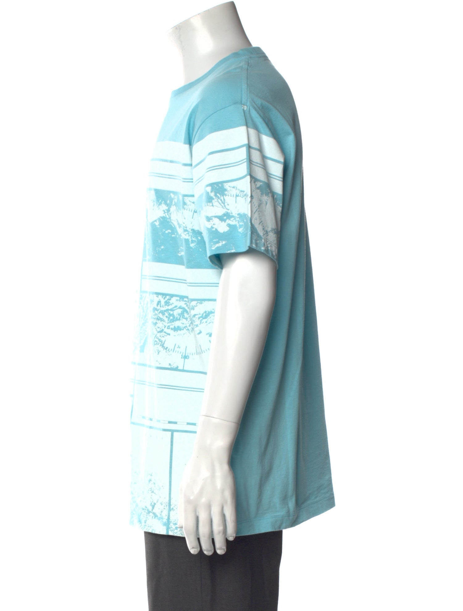 Stone Island Graphic Print Crew Neck T-Shirt