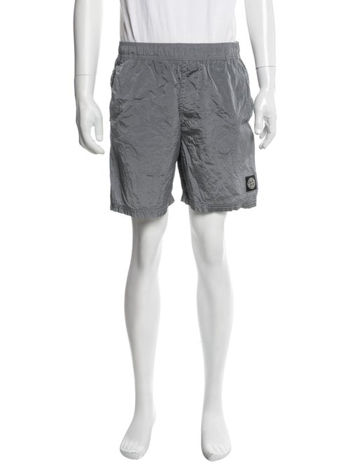 Stone Island Mesh Accents Swim Trunks