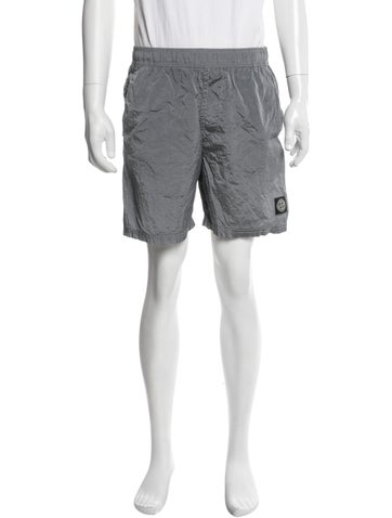 Stone Island Swimwear Mesh Accents Swim Trunks M