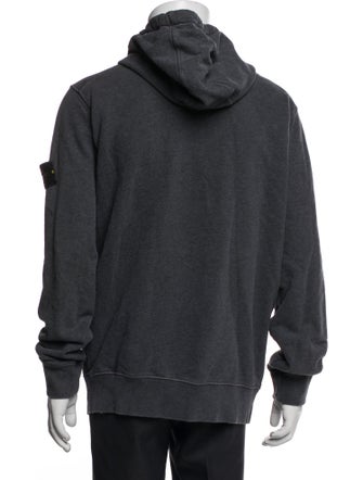 Stone Island V-Neck Long Sleeve Hoodie