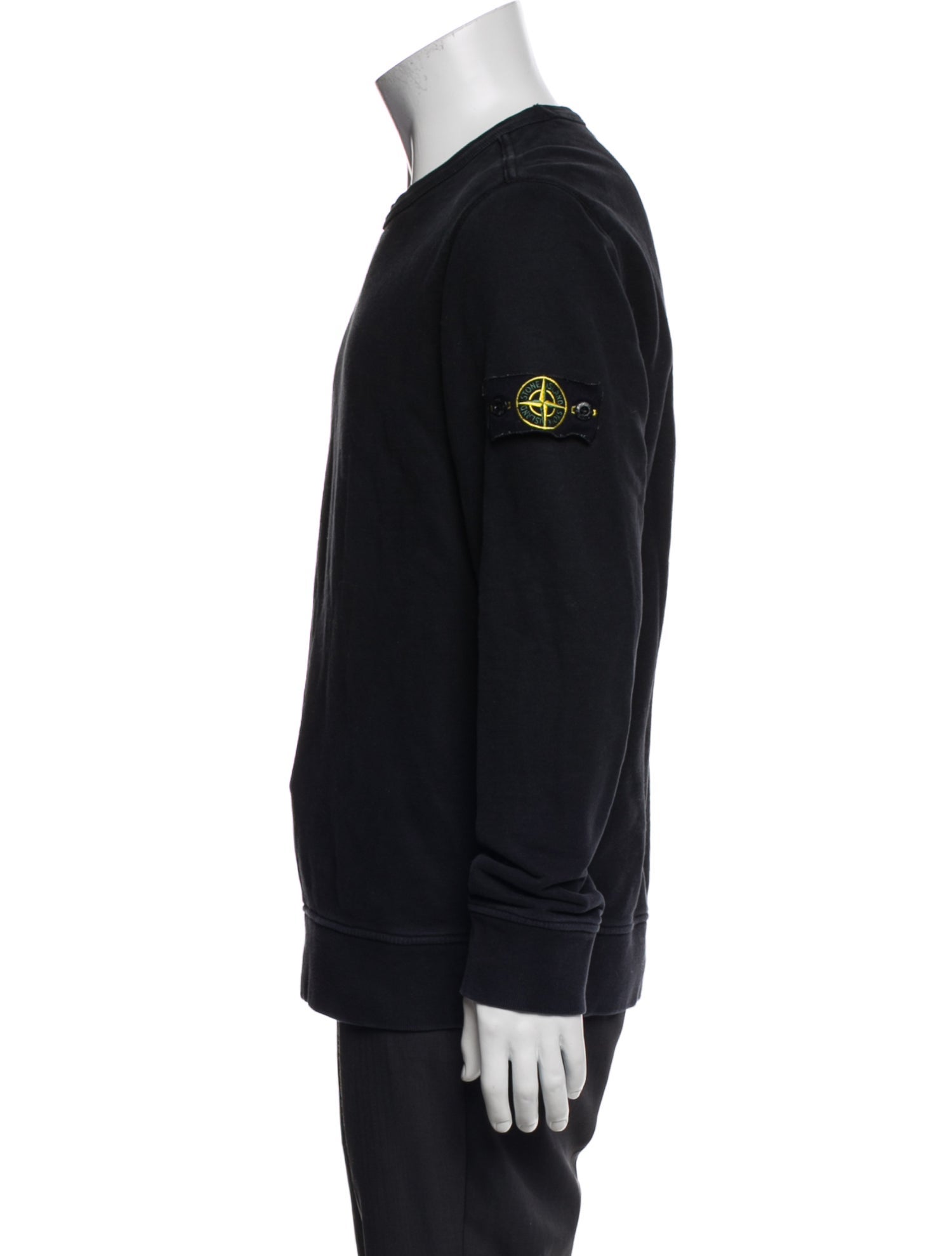 Stone Island Crew Neck Long Sleeve T-Shirt