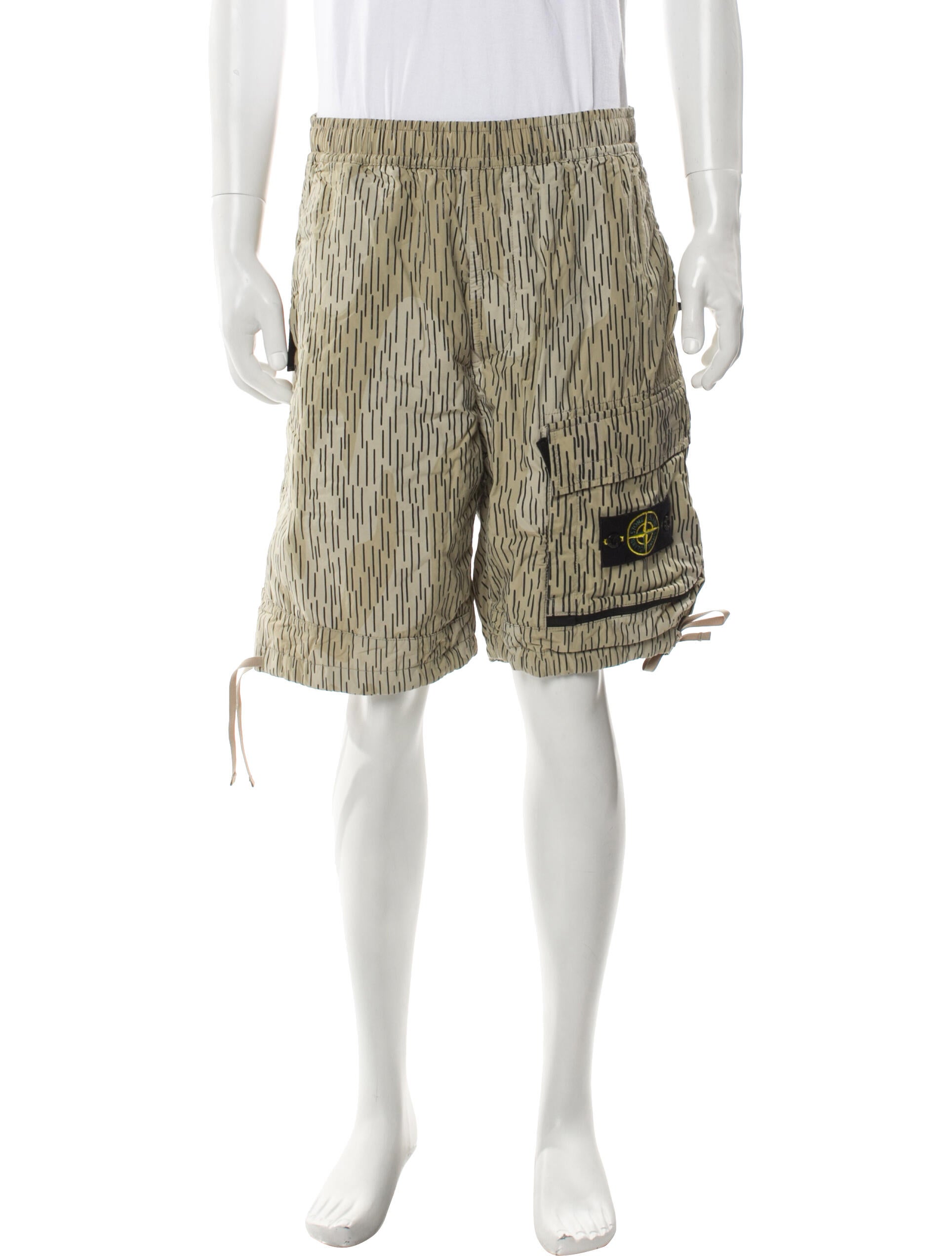 Stone Island Printed Jogger Shorts