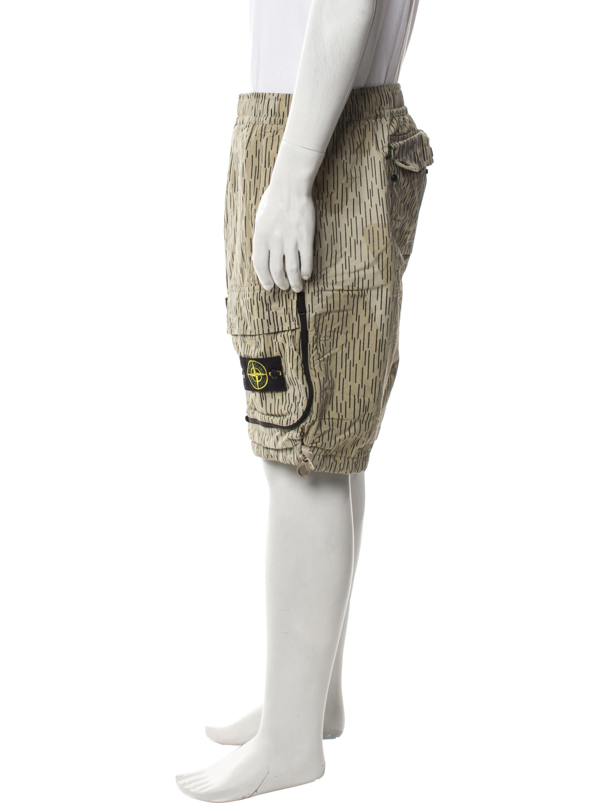 Stone Island Printed Jogger Shorts