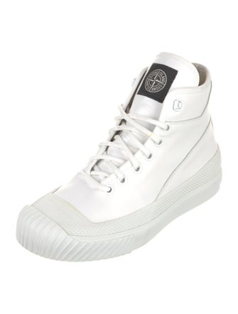 Stone Island Leather Sneakers