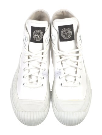 Stone Island Leather Sneakers
