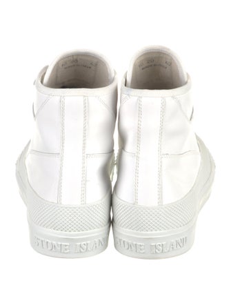Stone Island Leather Sneakers