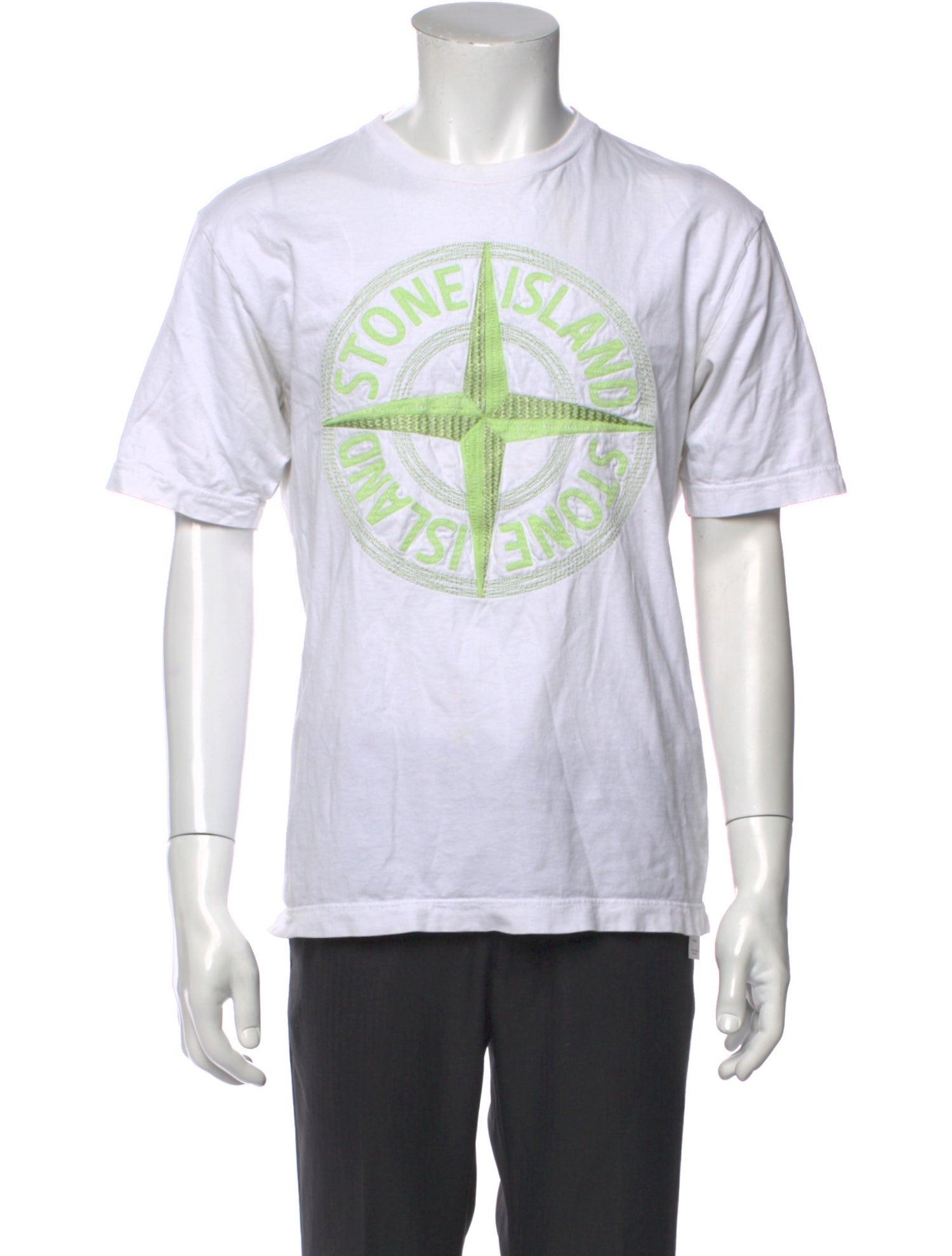 Stone Island Graphic Print Crew Neck T-Shirt