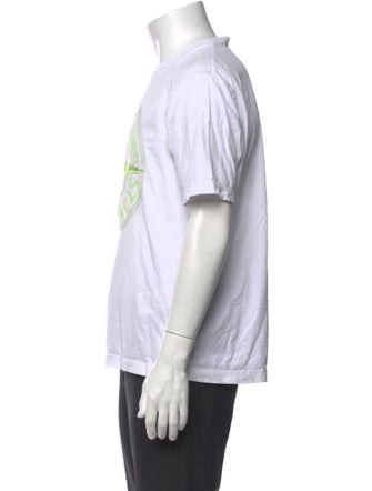 Stone Island Graphic Print Crew Neck T-Shirt