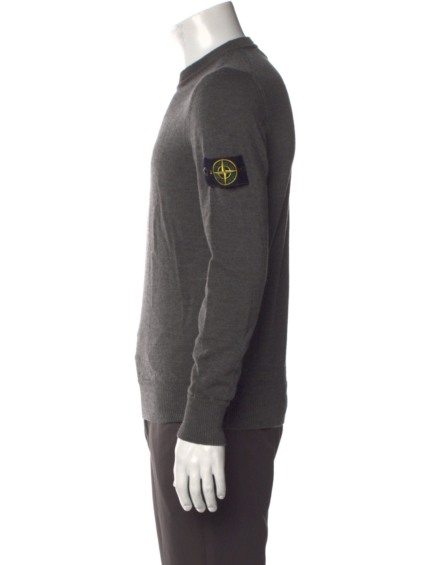 Stone Island Wool Crew Neck Pullover