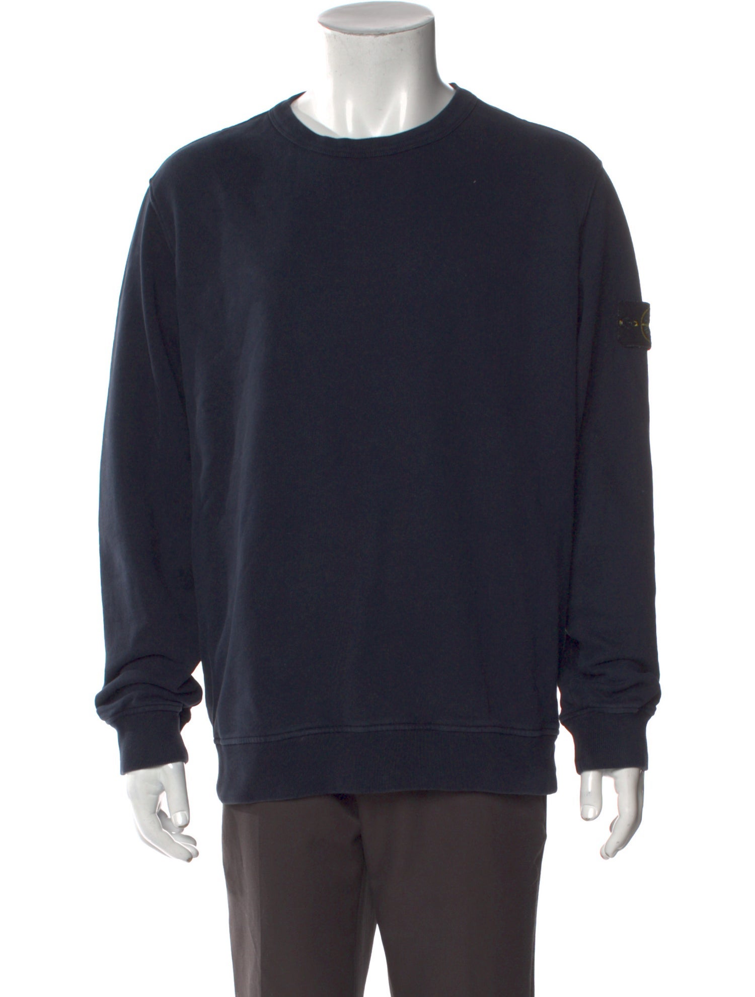 Stone Island Crew Neck Long Sleeve Sweatshirt