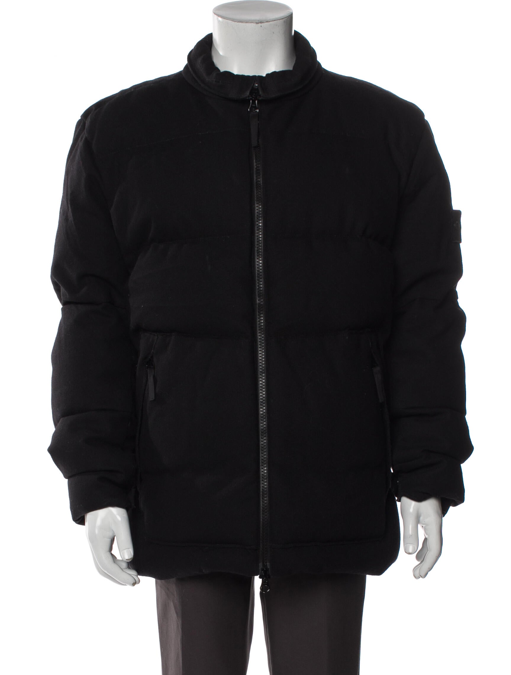 Stone Island Wool Puffer Coat