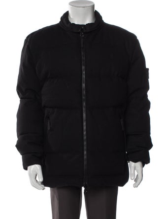Stone Island Wool Puffer Coat