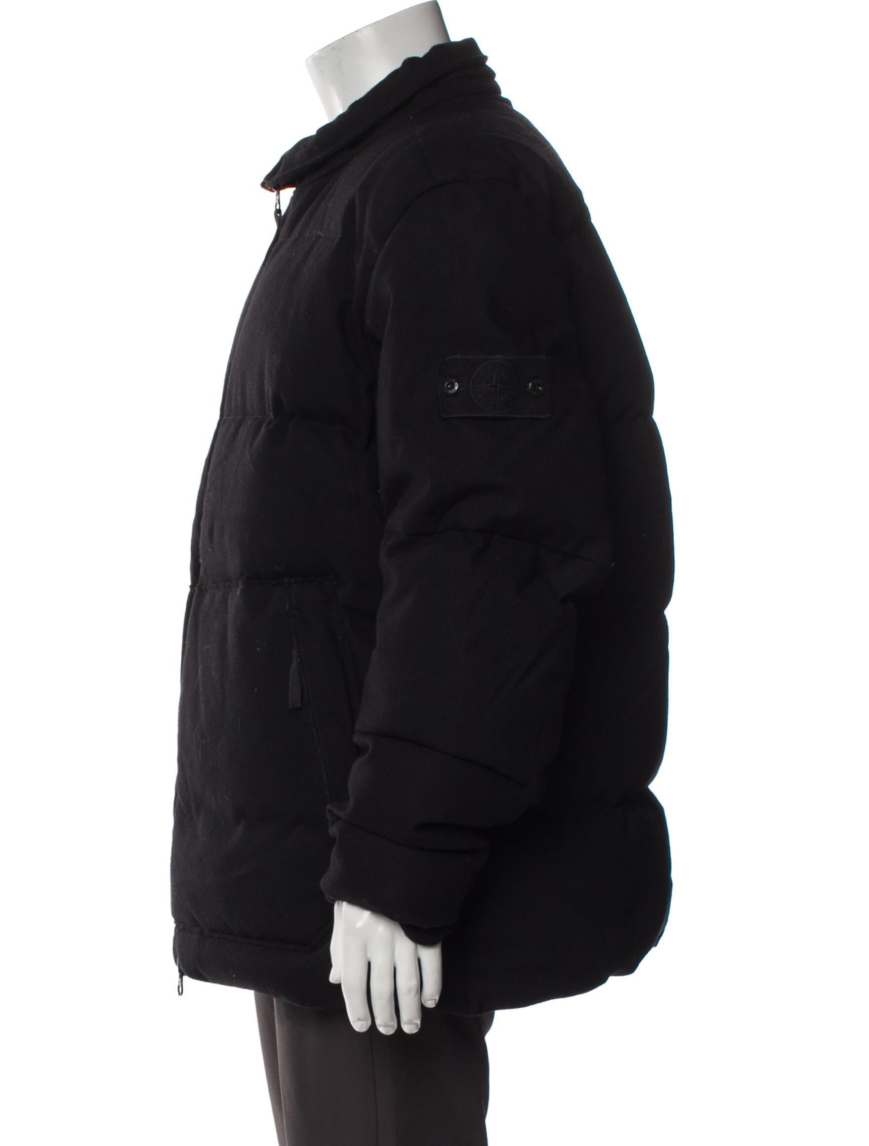 Stone Island Wool Puffer Coat