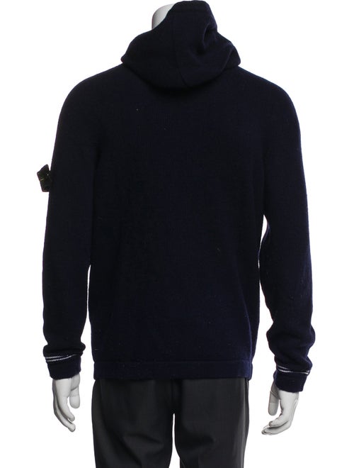 Stone Island Wool Crew Neck Hoodie