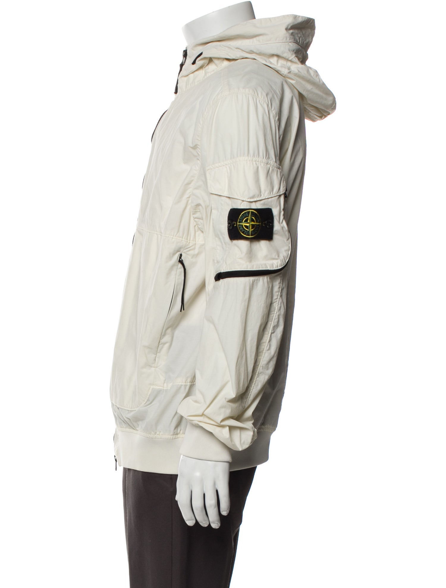 Stone Island Striped Windbreaker