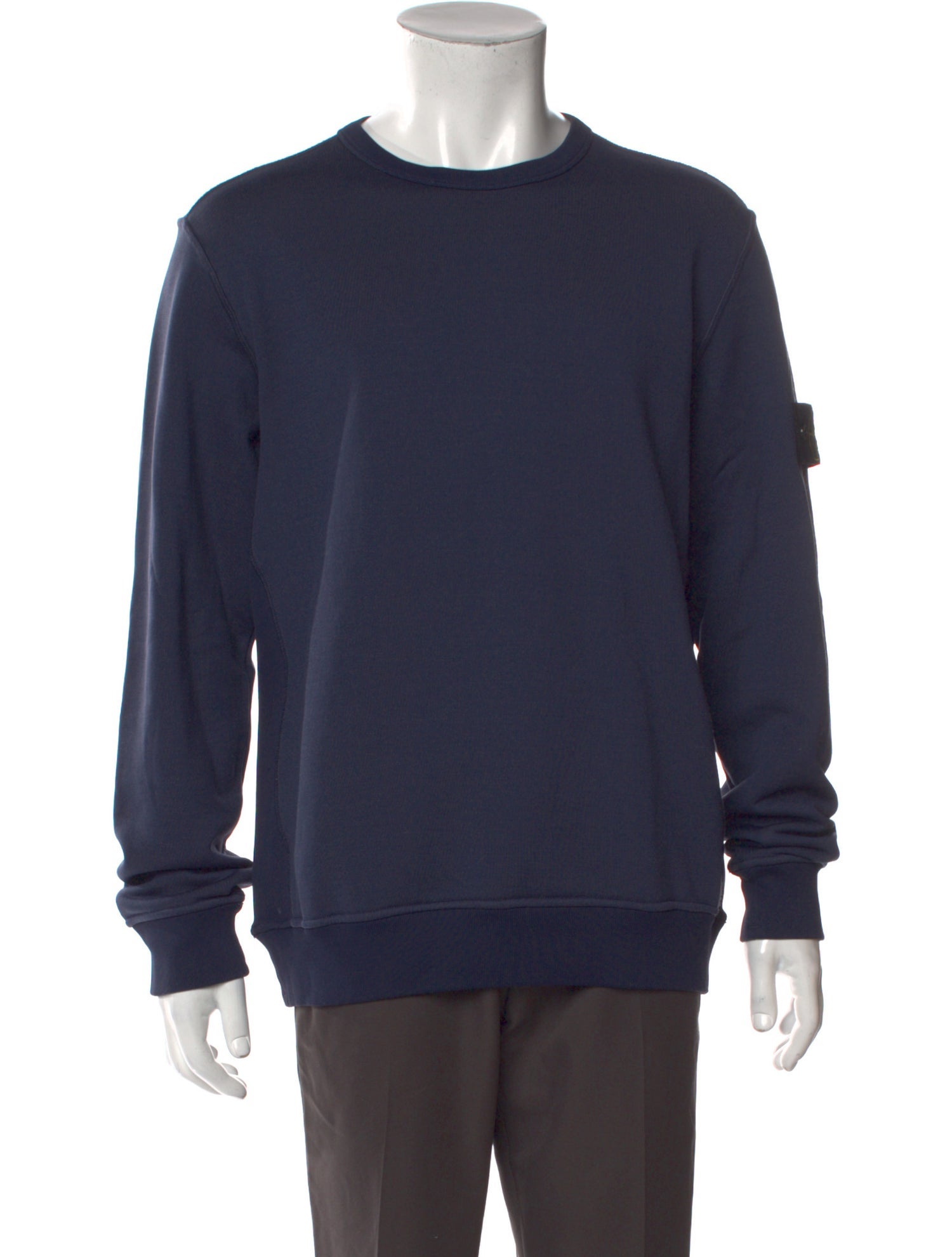 Stone Island Crew Neck Long Sleeve Sweatshirt