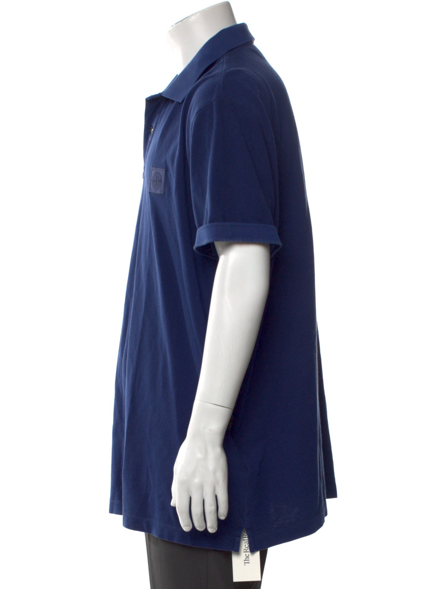 Stone Island Collar Short Sleeve Polo Shirt