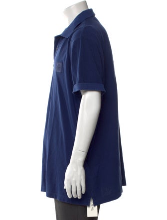 Stone Island Collar Short Sleeve Polo Shirt