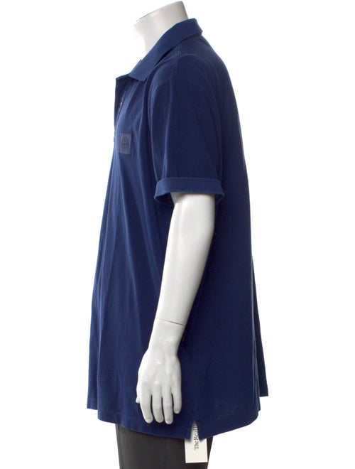 Stone Island Collar Short Sleeve Polo Shirt