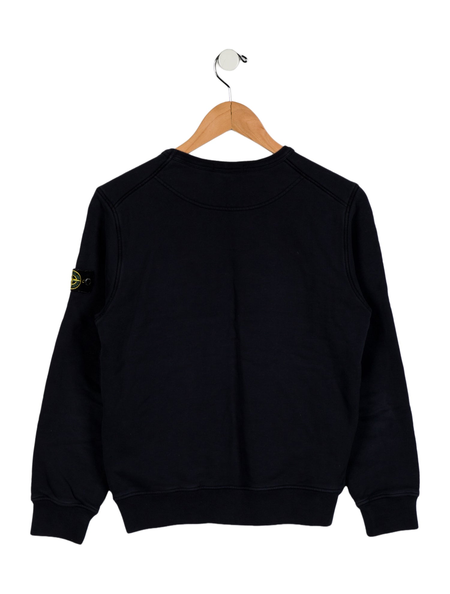 Stone Island Kids' Solid Crew Neck Sweatshirt