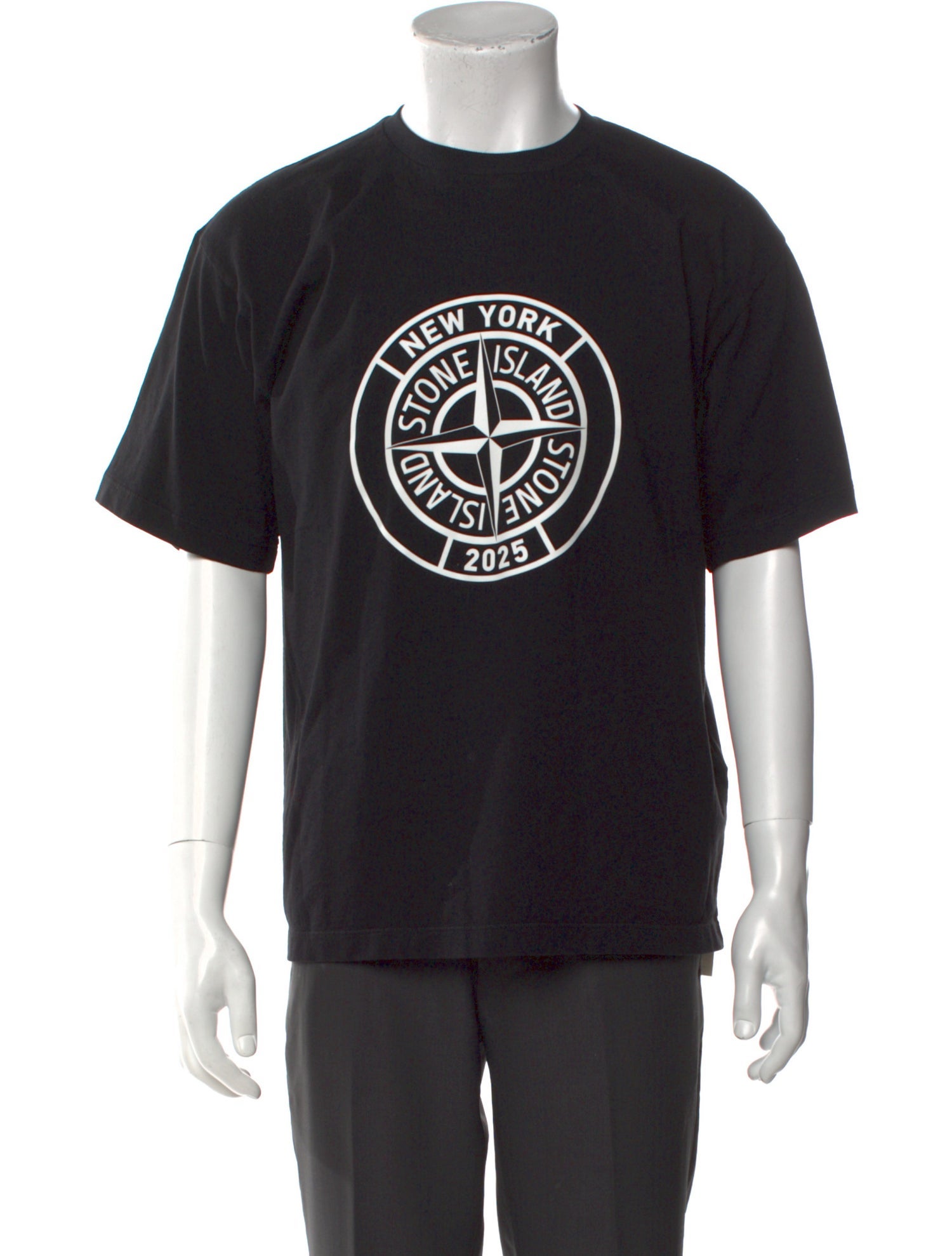 Stone Island Graphic Print Crew Neck T-Shirt