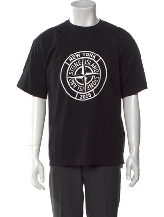 Stone Island Graphic Print Crew Neck T-Shirt