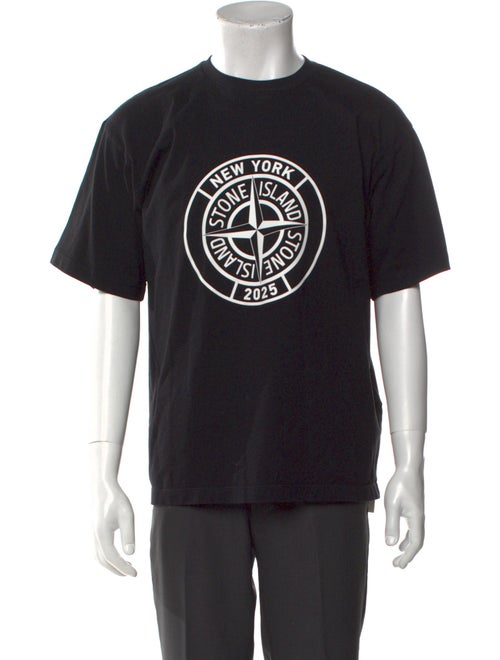 Stone Island Graphic Print Crew Neck T-Shirt