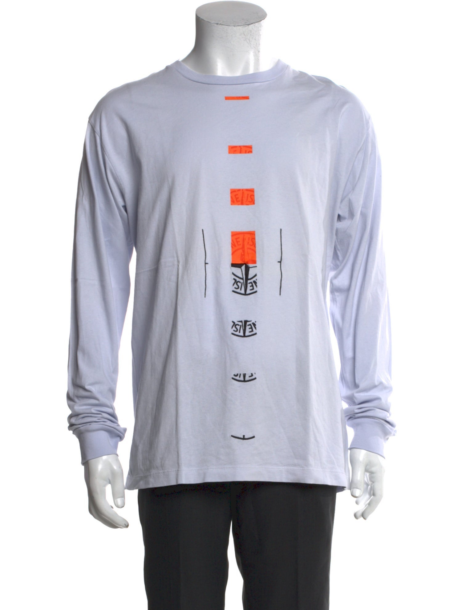 Stone Island Graphic Print Crew Neck T-Shirt