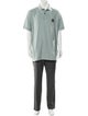 Stone Island Collar Short Sleeve Polo Shirt