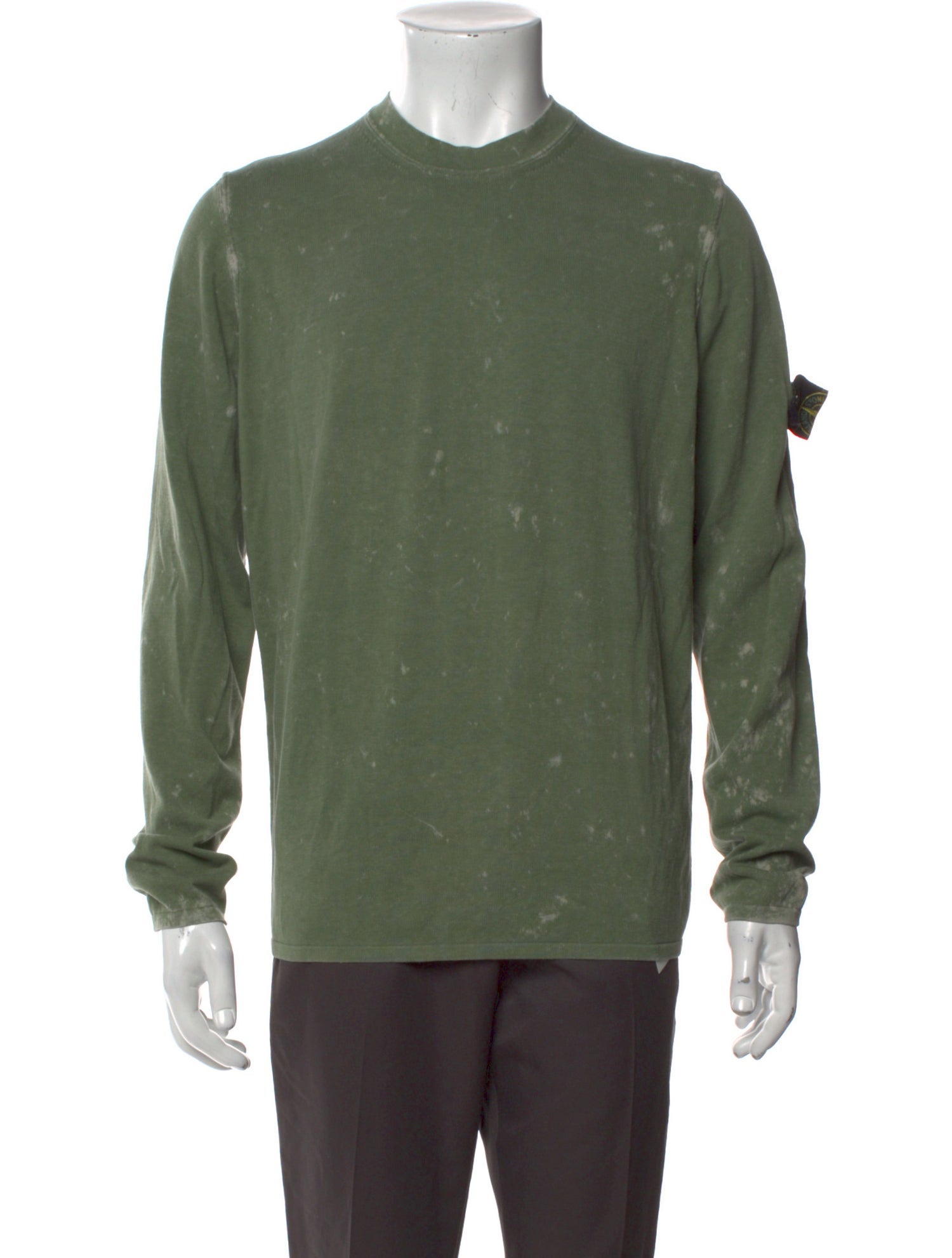 Stone Island Crew Neck Long Sleeve Henley