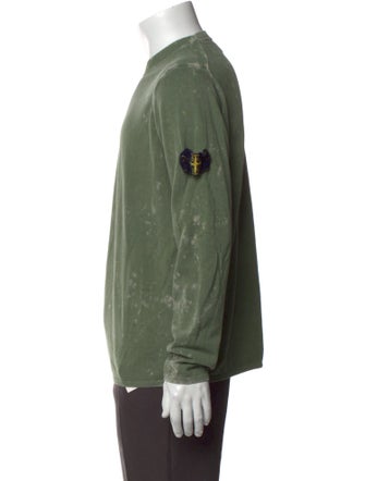 Stone Island Crew Neck Long Sleeve Henley