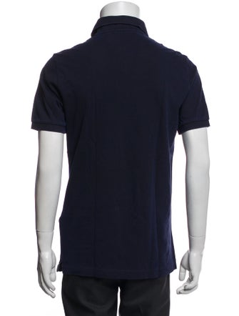 Stone Island Collar Short Sleeve Polo Shirt