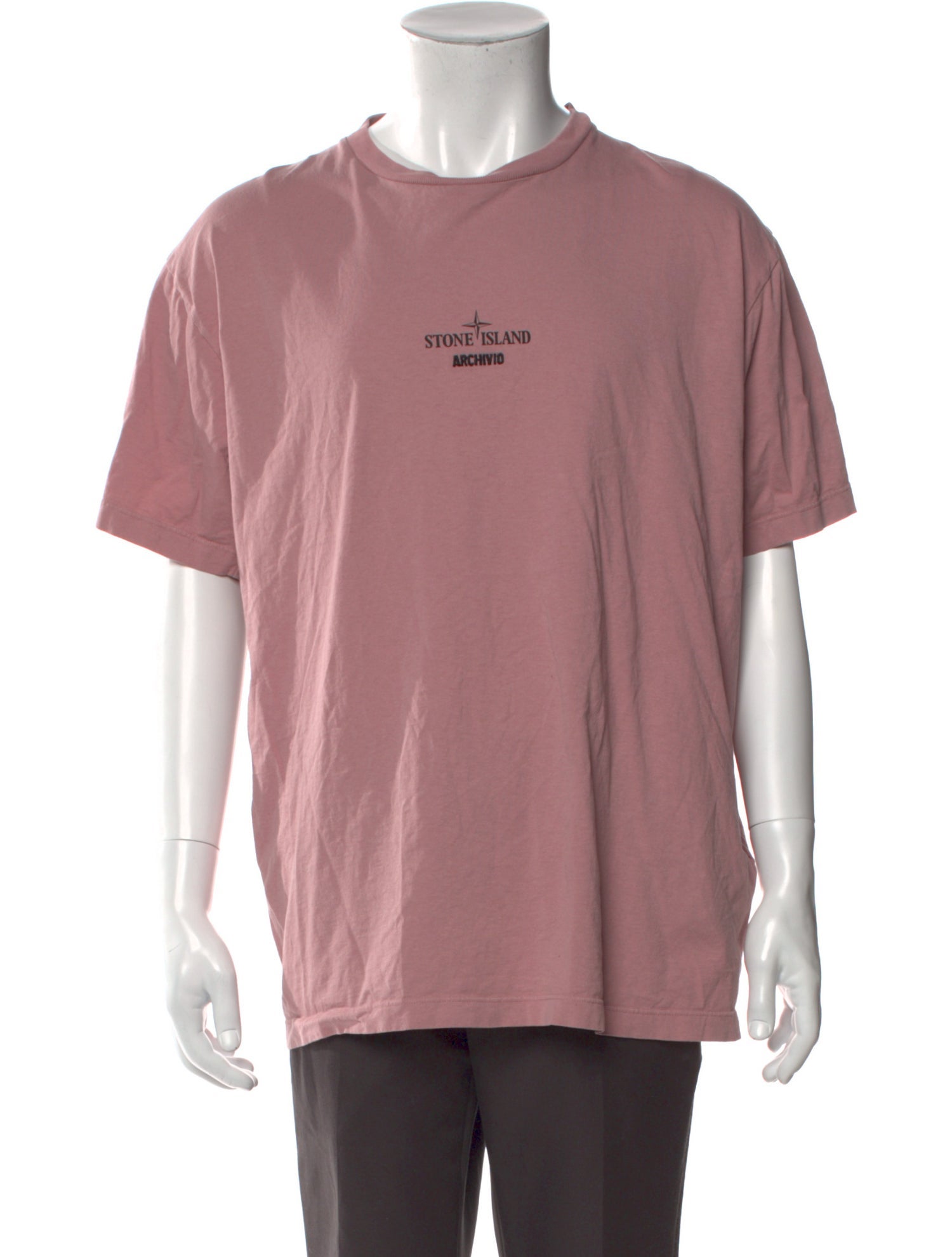 Stone Island Graphic Print Crew Neck T-Shirt