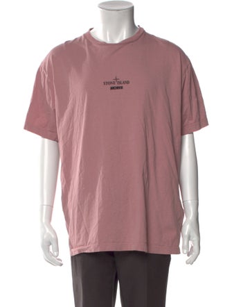 Stone Island Graphic Print Crew Neck T-Shirt