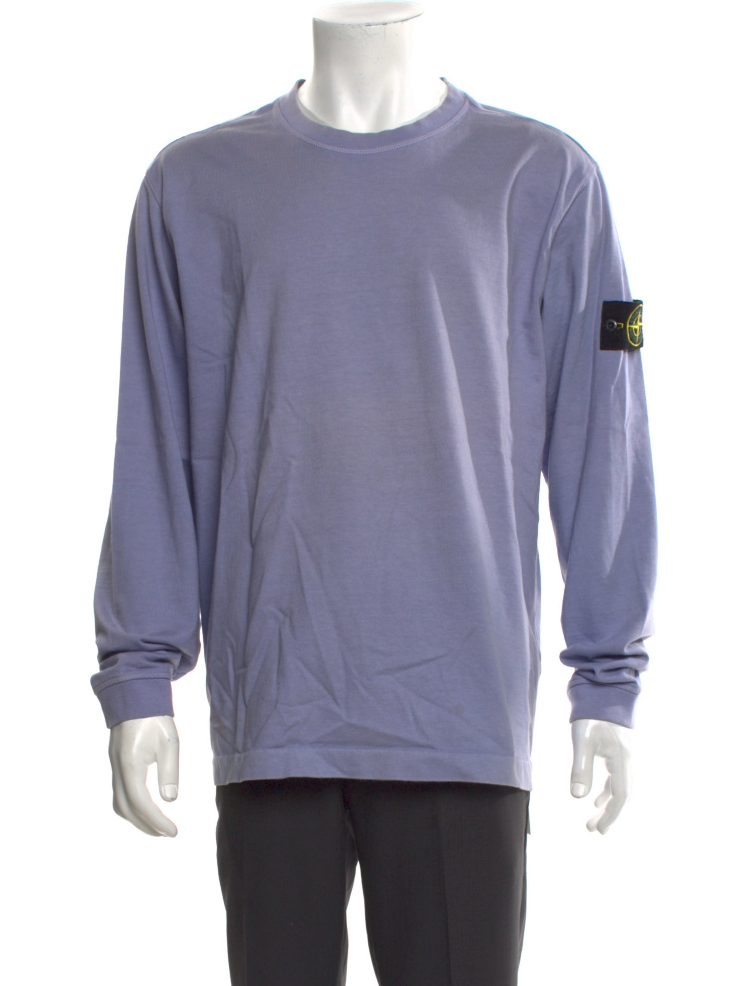 Stone Island Crew Neck Long Sleeve T-Shirt