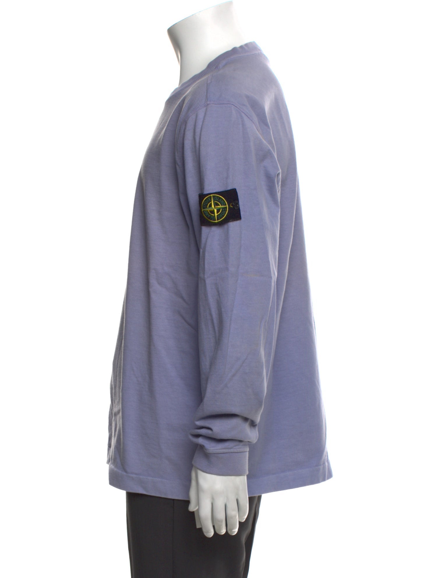 Stone Island Crew Neck Long Sleeve T-Shirt