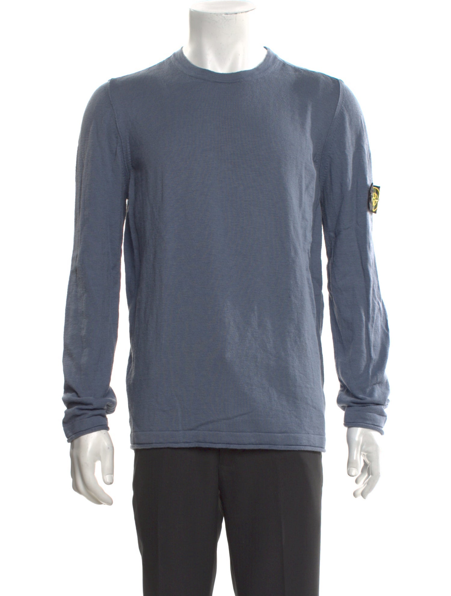 Stone Island Crew Neck Long Sleeve T-Shirt