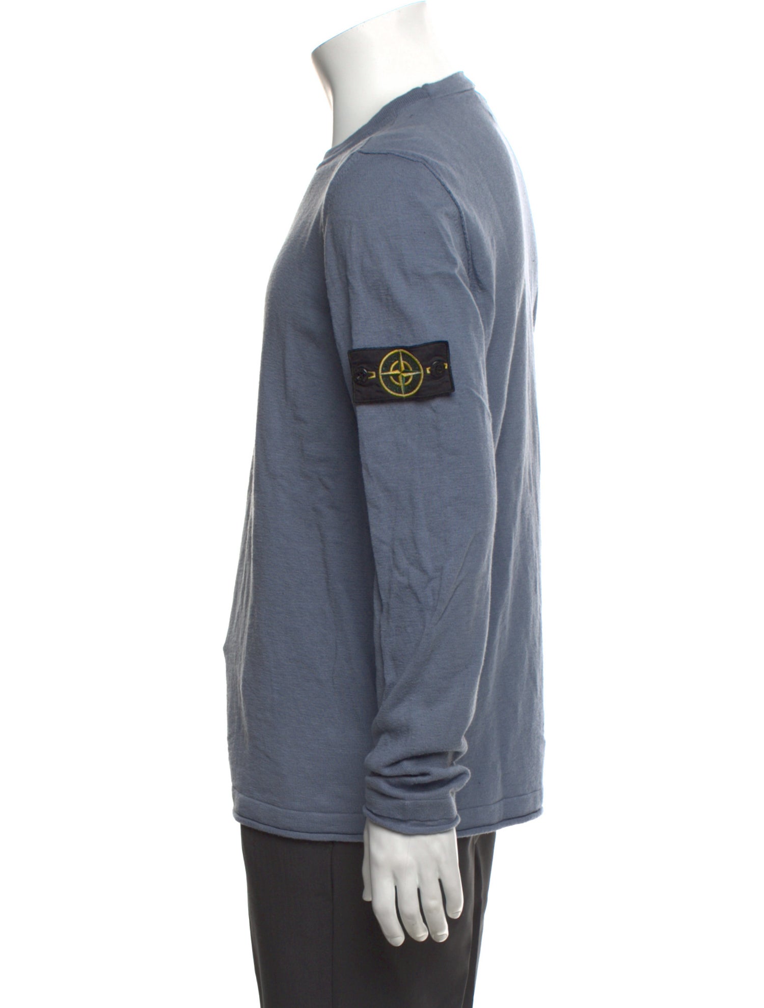 Stone Island Crew Neck Long Sleeve T-Shirt
