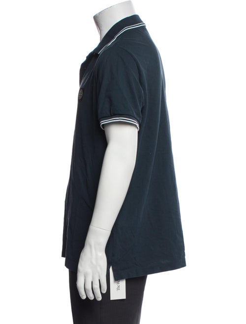 Stone Island Crew Neck Short Sleeve Polo Shirt