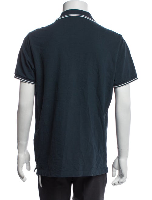 Stone Island Crew Neck Short Sleeve Polo Shirt