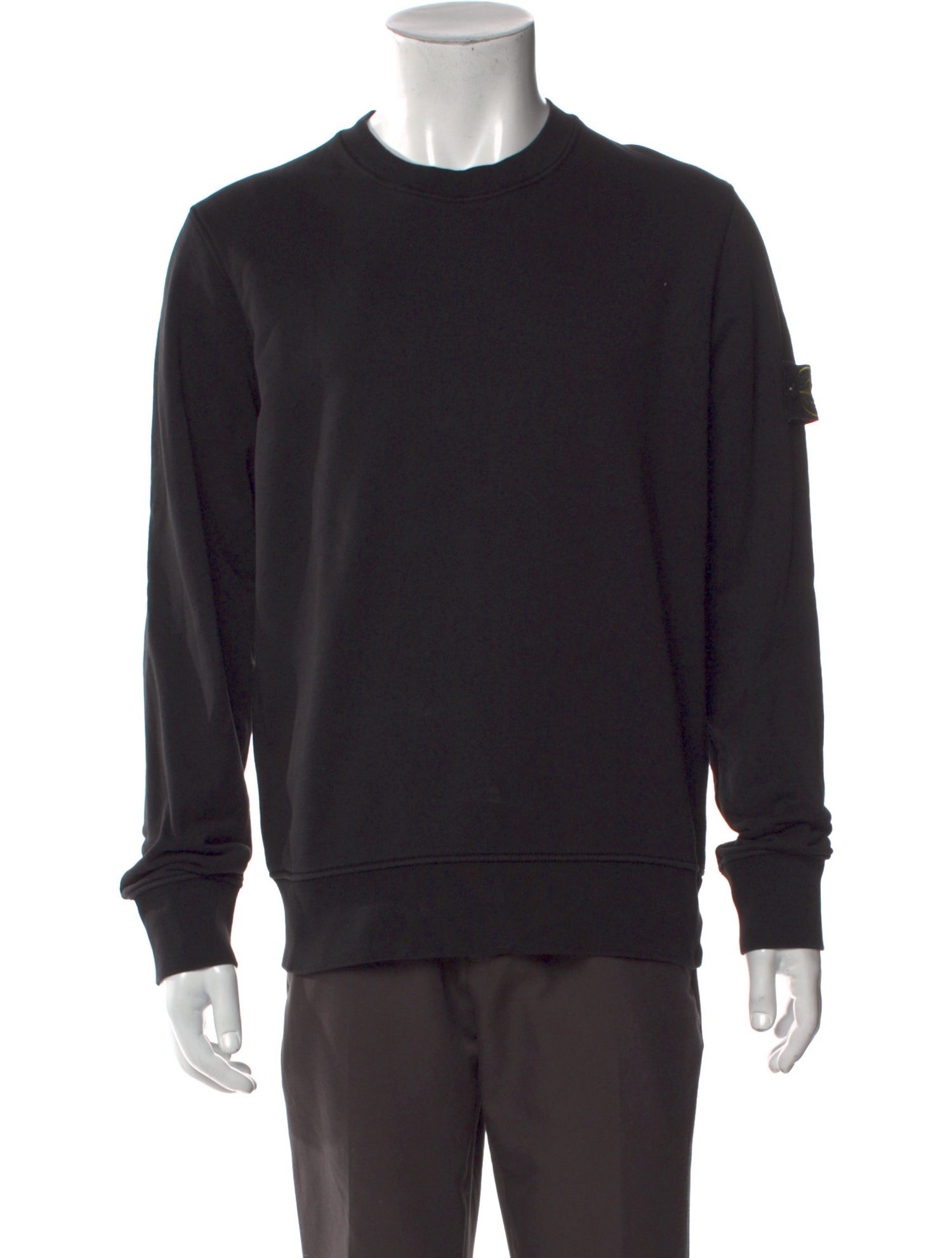 Stone Island Crew Neck Long Sleeve Sweatshirt