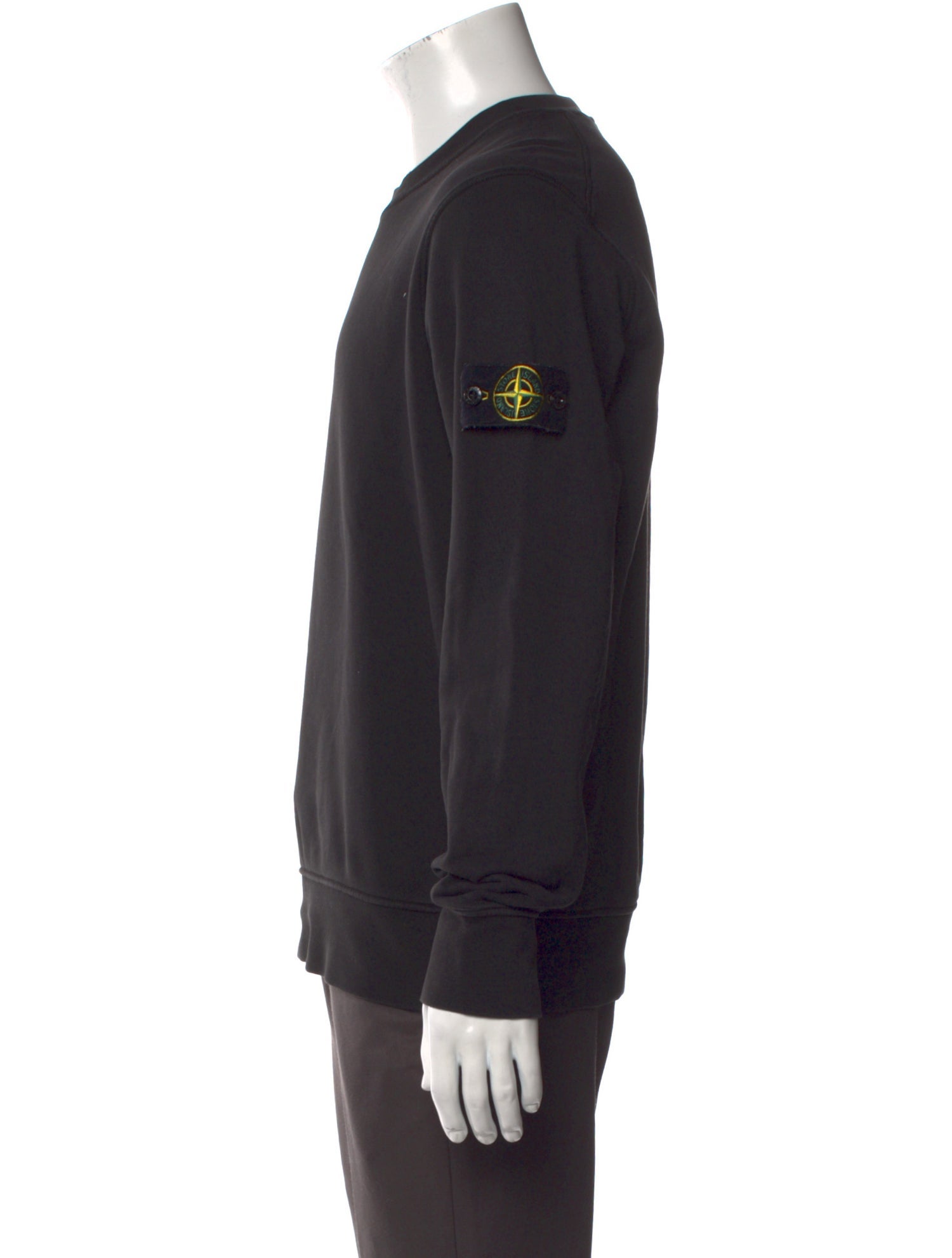 Stone Island Crew Neck Long Sleeve Sweatshirt
