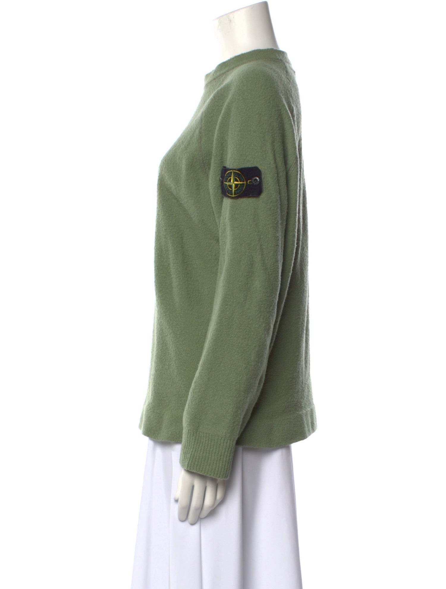 Stone Island Crew Neck Long Sleeve Pullover