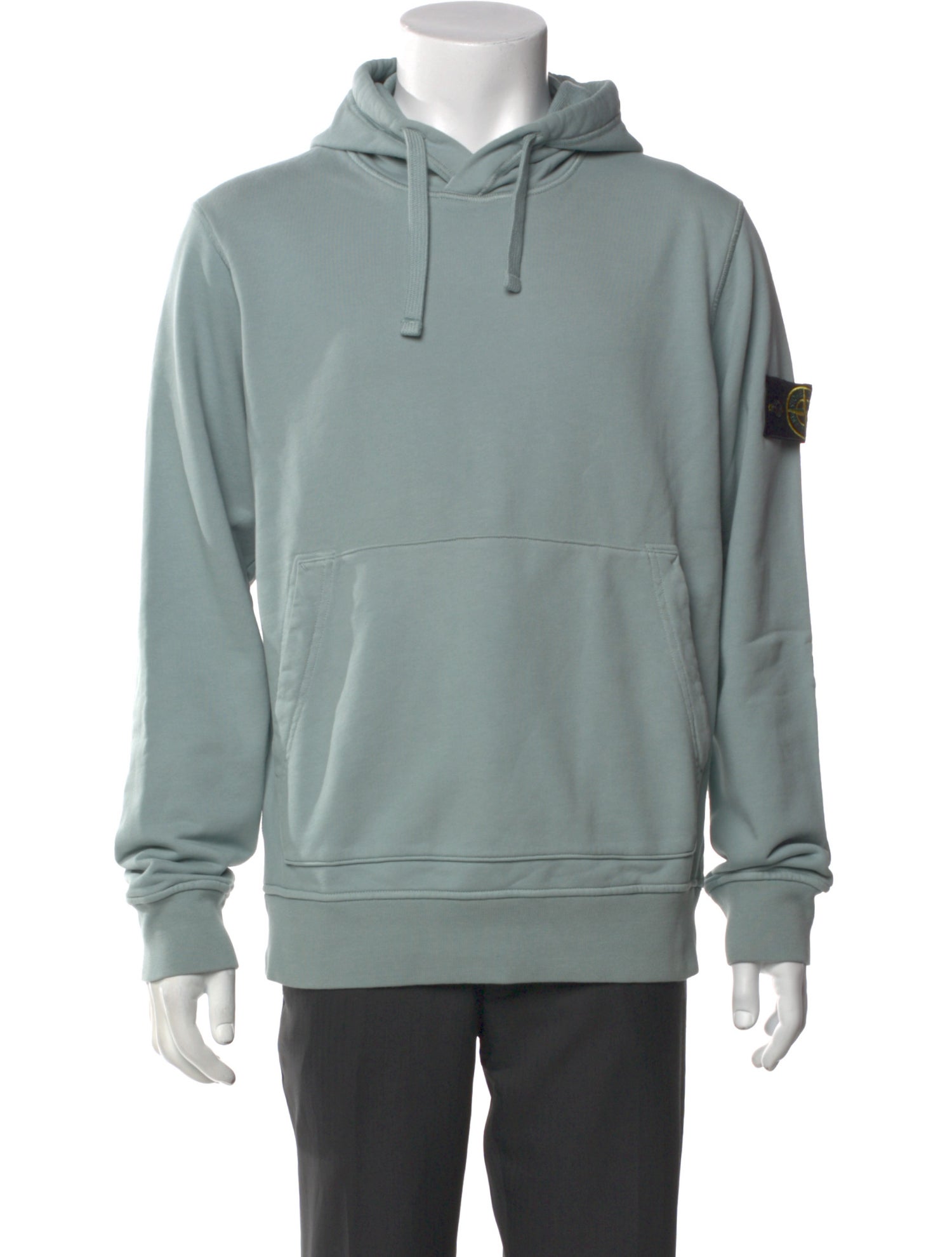 Stone Island Crew Neck Long Sleeve Hoodie