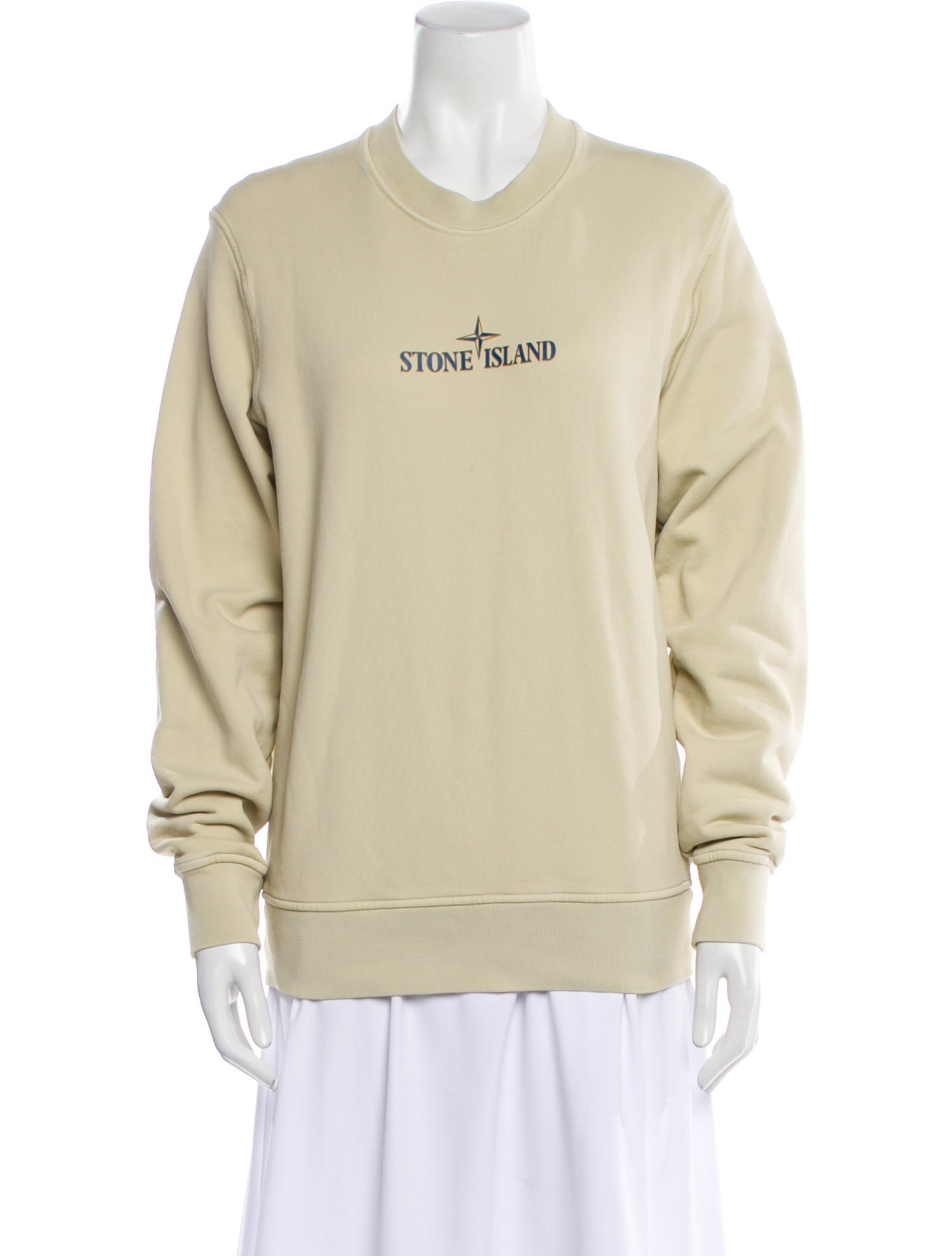 Stone Island Crew Neck Long Sleeve Sweatshirt