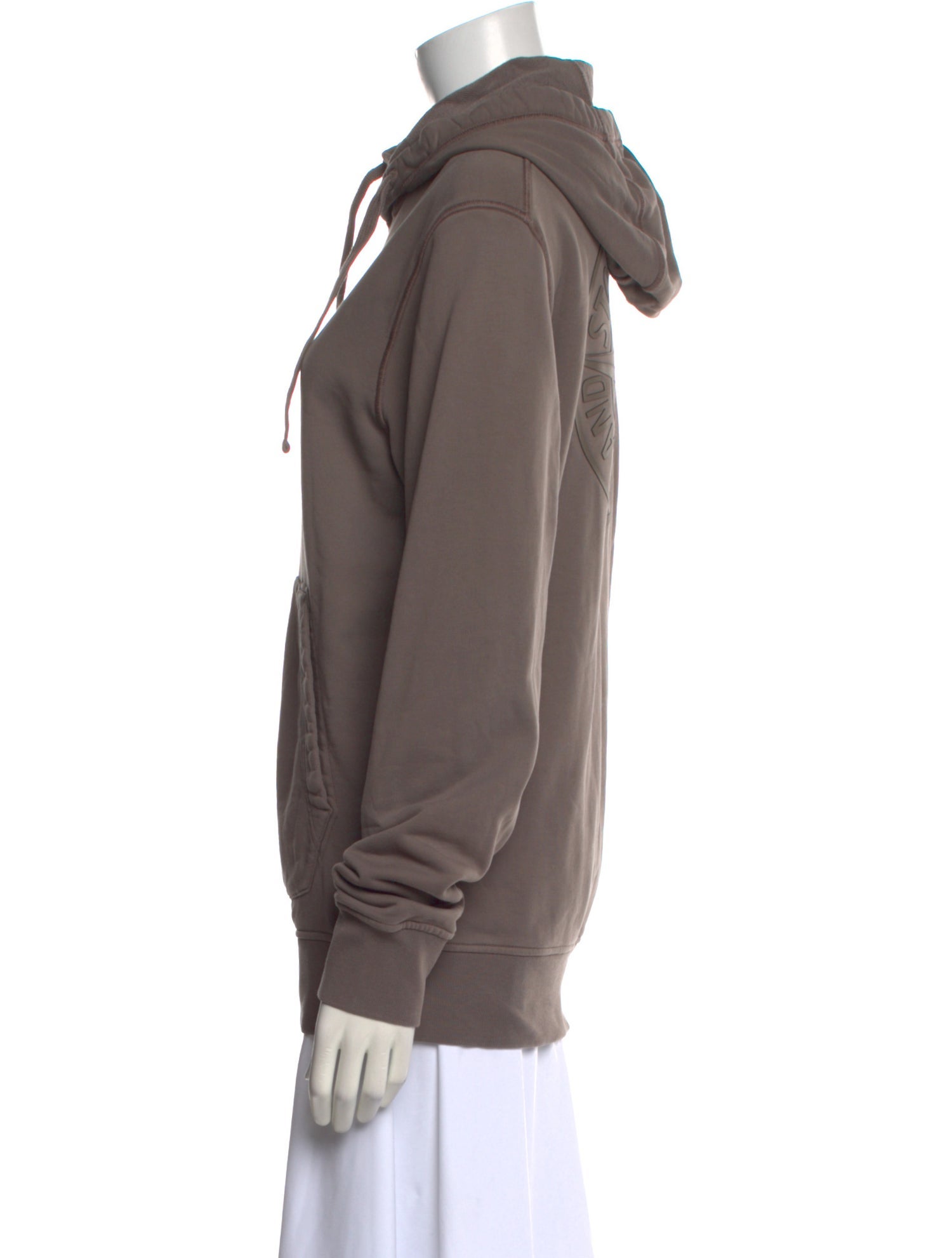 Stone Island Tie Neck Long Sleeve Sweatshirt